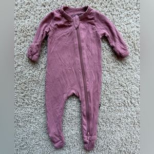 Kyte Baby Dusty Rose Premie Bamboo Footie Pajamas